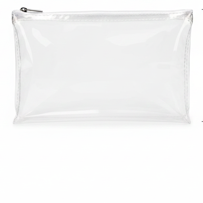 Empaque Premium en Vinilo Transparente con Cremallera para Sábanas 25x30