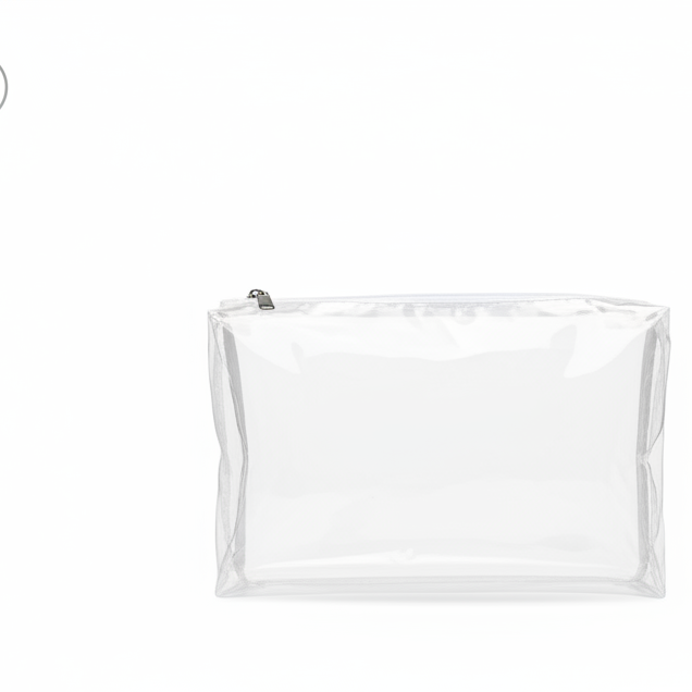 Empaque Premium en Vinilo Transparente con Cremallera para Sábanas 25x30