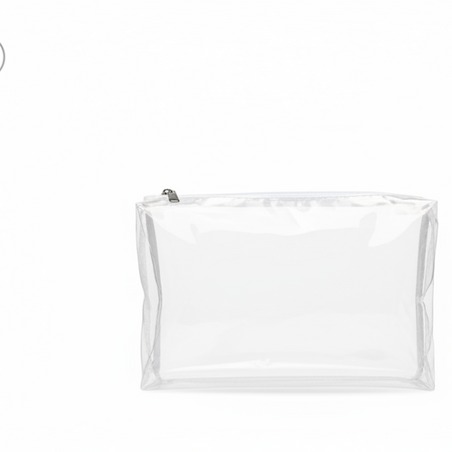 Empaque Premium en Vinilo Transparente con Cremallera para Sábanas 25x30